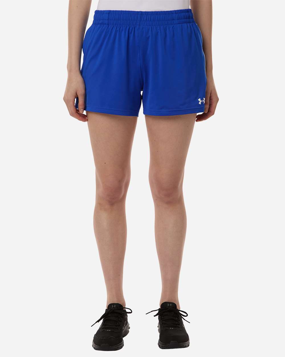 Under Armour Women's Team Tech 3" Short in Royal/ White, style 1390039