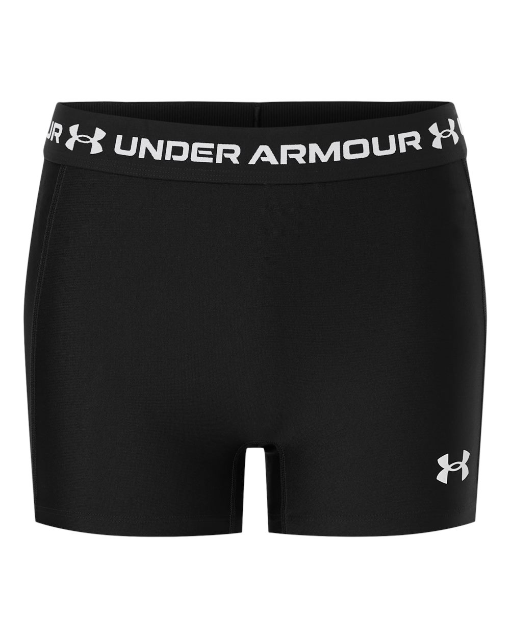 Under Armour Women's HeatGear 3" Shorty in Ultimate Black/ White, style 6010725