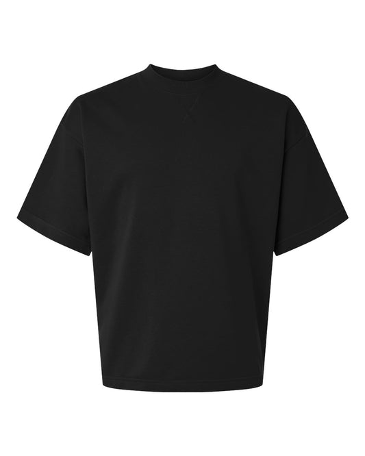 American Apparel Unisex French Terry Oversized Boxy Top blank in Black, style FTEX00