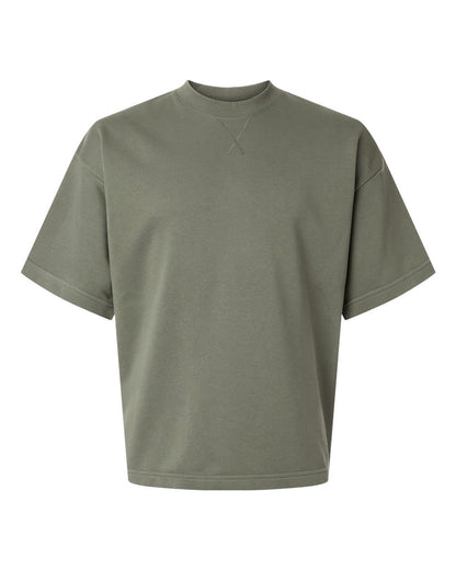 American Apparel Unisex French Terry Oversized Boxy Top blank in Lieutenant, style FTEX00