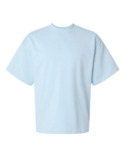 American Apparel Unisex French Terry Oversized Boxy Top blank in Powder Blue, style FTEX00