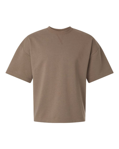 American Apparel Unisex French Terry Oversized Boxy Top blank in Savana, style FTEX00