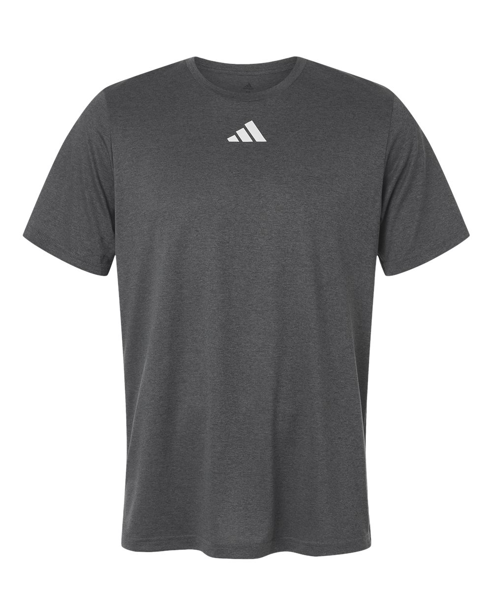 adidas AT101 Men's Pregame Tee in Dark Grey Heather/White