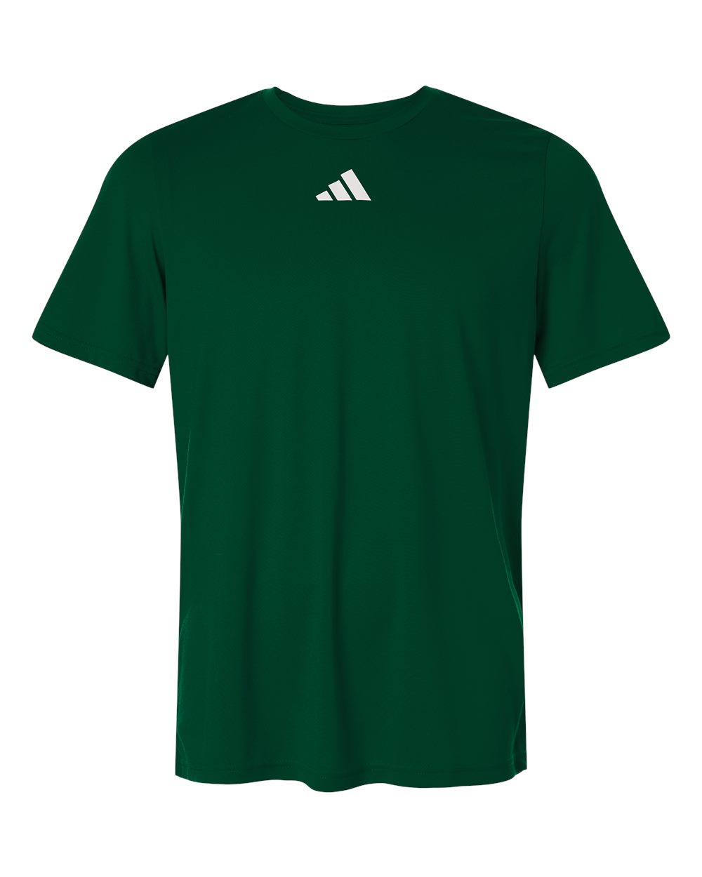 adidas AT101 Men's Pregame Tee in Dark Green/White