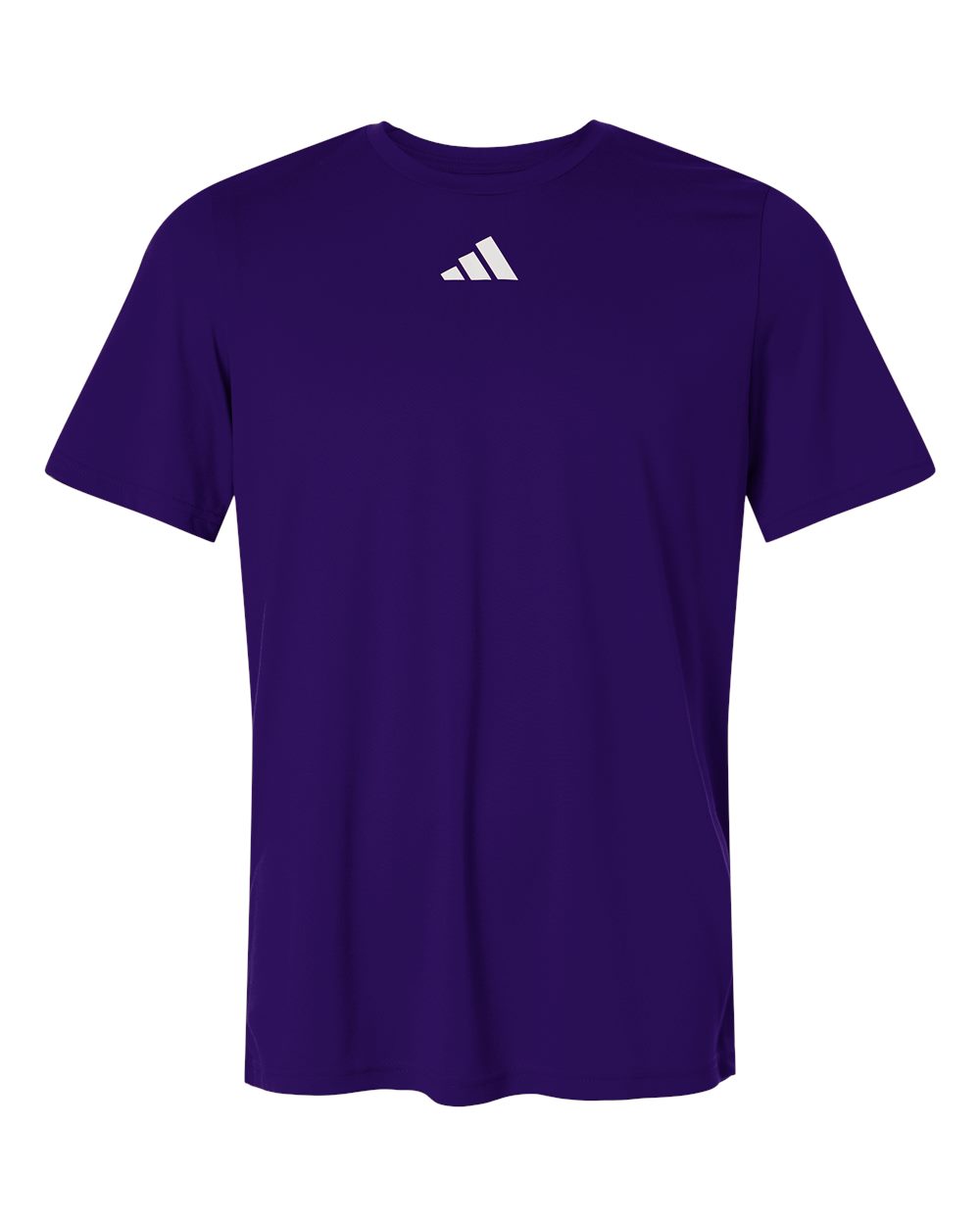 adidas AT101 Men's Pregame Tee in Team Collegiate Purple/White