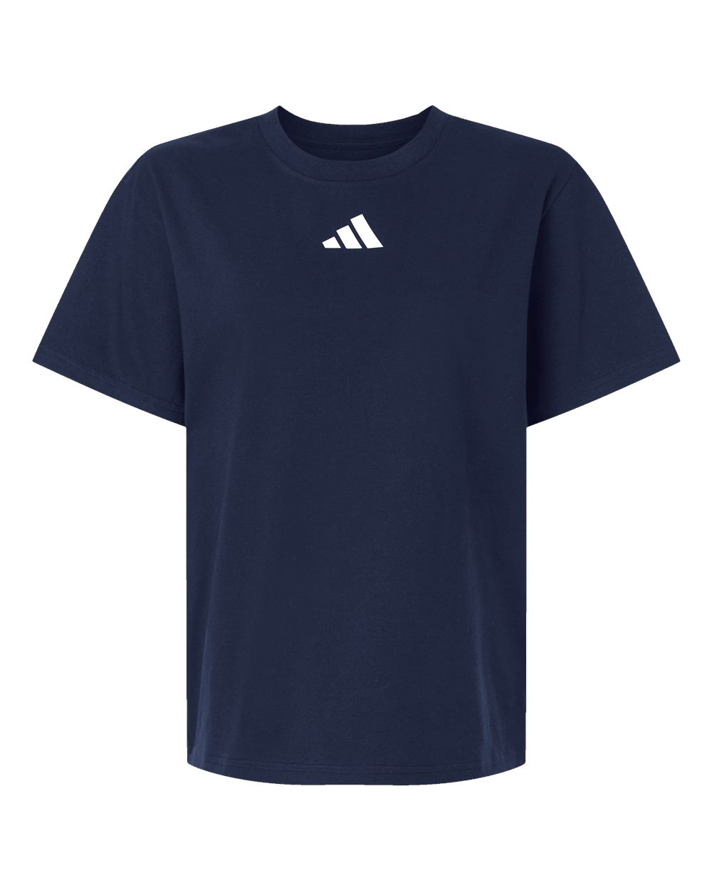 adidas Women's Fresh T-Shirt in Team Navy Blue/ White, style AT107