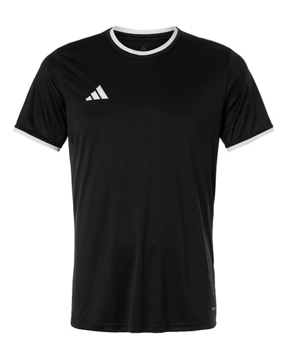 adidas Men's Entrada 26 Jersey in Black/ White, style AT115