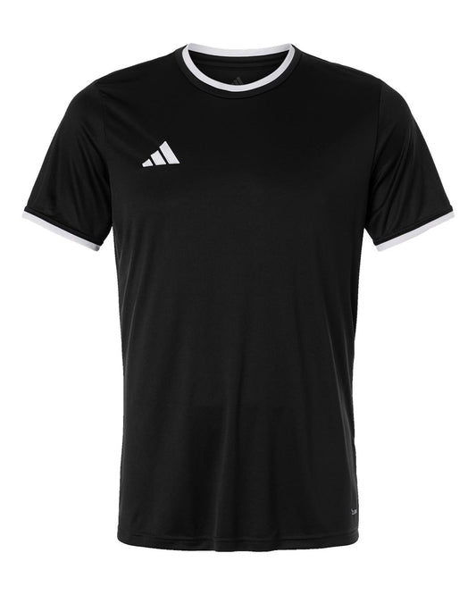 adidas Men's Entrada 26 Jersey in Black/ White, style AT115