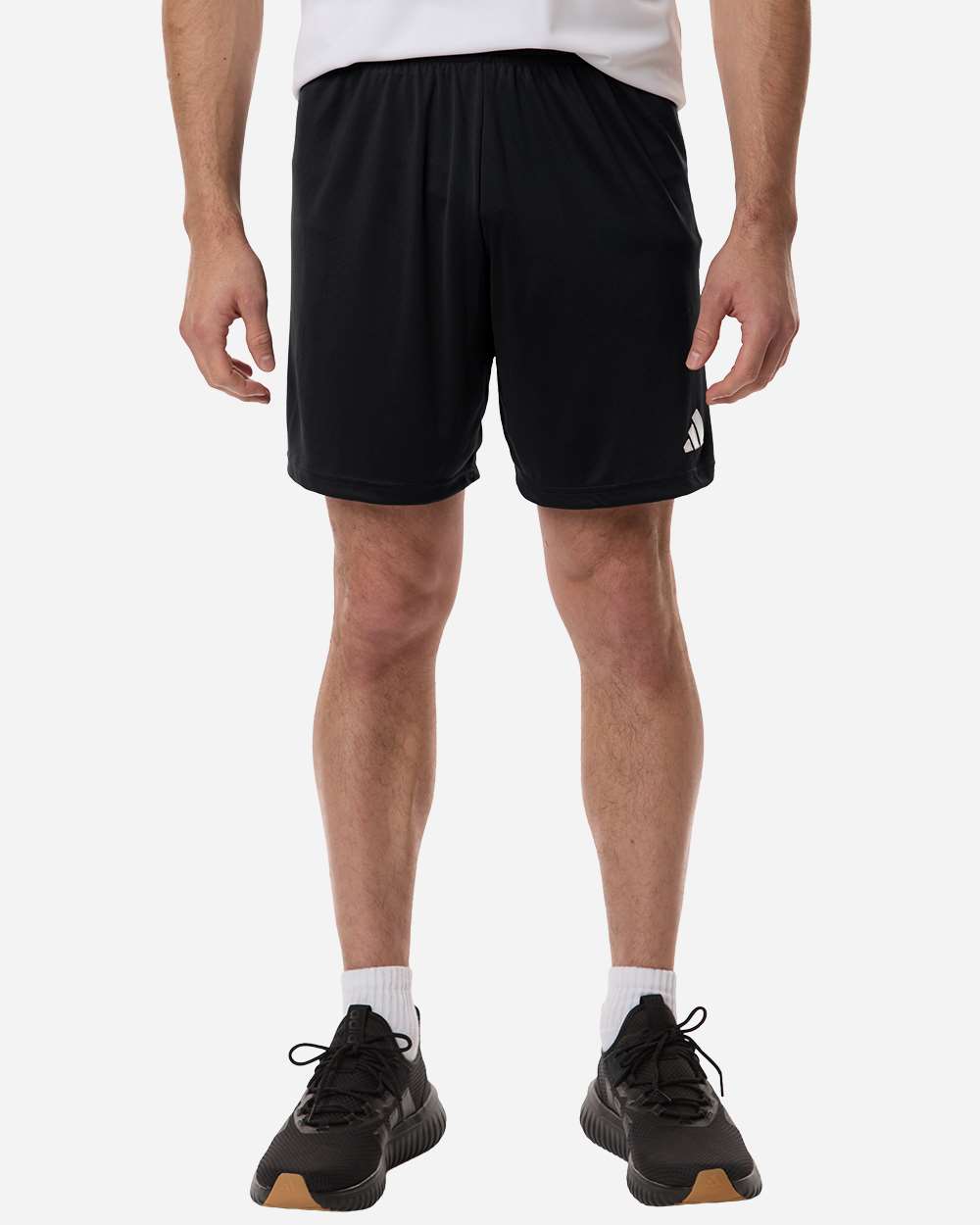adidas Men's Entrada 26 Shorts in Black/ White, style AT315