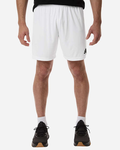 adidas Men's Entrada 26 Shorts in White/ Black, style AT315