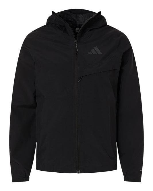 adidas Men's TERREX MULTI 2 Layer Climaproof Rain Jacket in Black, style AT602