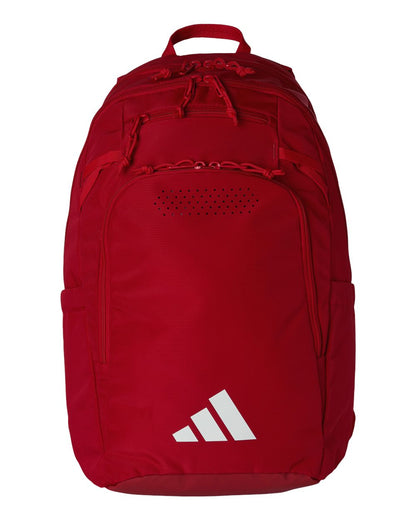 adidas Defender 5 Backpack blank in Team Power Red/ White, style AB600