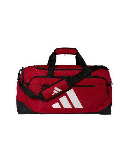 adidas Defender 5 Medium Duffel Bag in Team Power Red/ White, style AB602