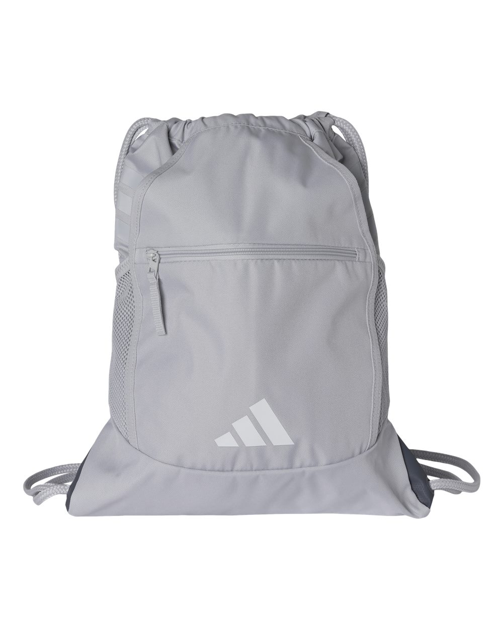 adidas Stadium Sackpack in Team Light Grey/ White, style AB605