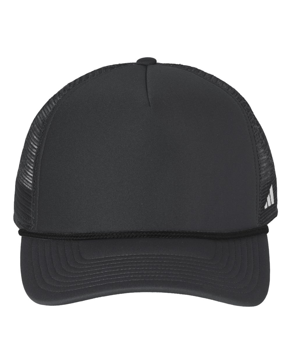 adidas AH608 Fundamental Dispatch Trucker Cap in Team Dark Grey/Black/White