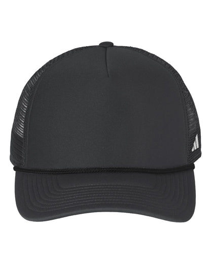 adidas AH608 Fundamental Dispatch Trucker Cap in Team Dark Grey/Black/White