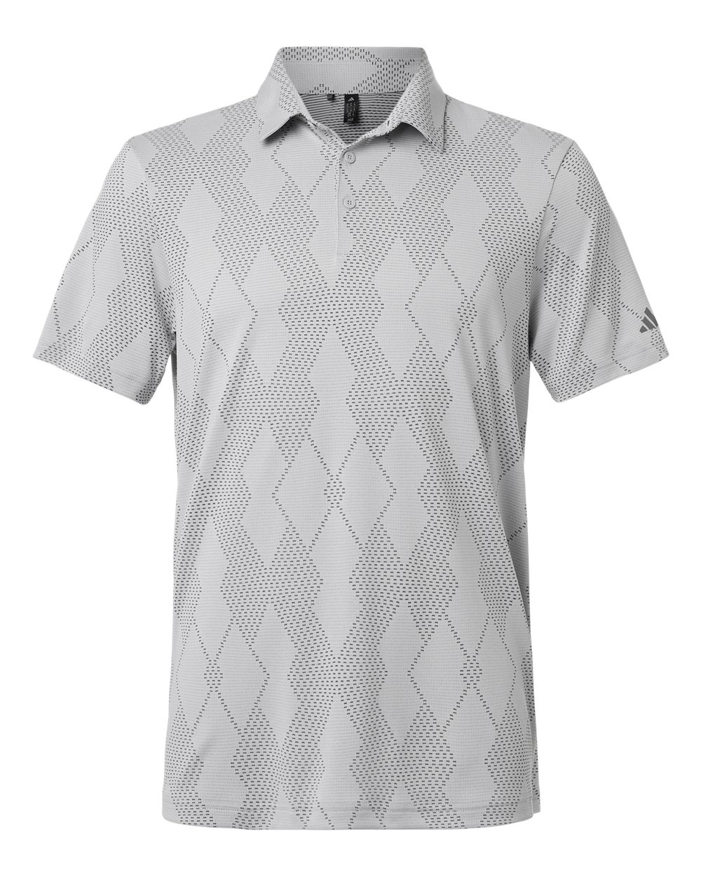 adidas Men's Ultimate365 Textured Polo in Grey Two, style A2008