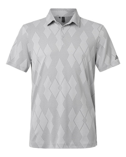 adidas Men's Ultimate365 Textured Polo in Grey Two, style A2008