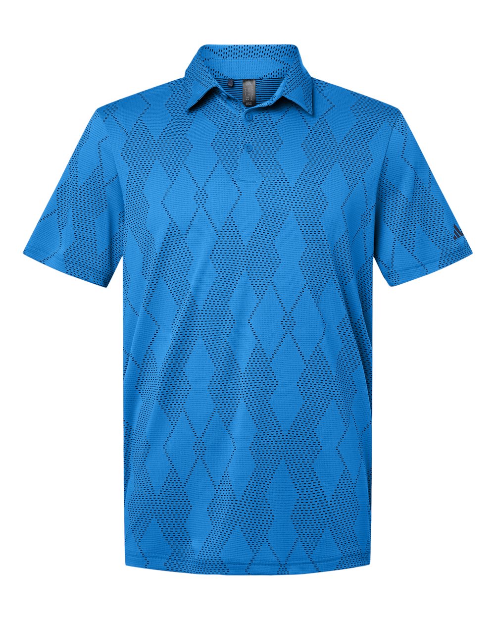 adidas Men's Ultimate365 Textured Polo in Lucid Ray Blue, style A2008