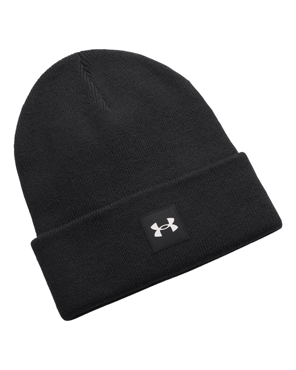Under Armour Halftime Beanie in Black/ White, style 1373155