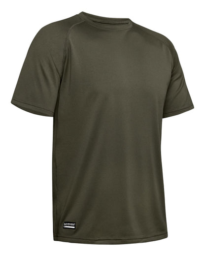 Under Armour Men's Tactical Tech T-Shirt in Marine OD Green, style 1005684