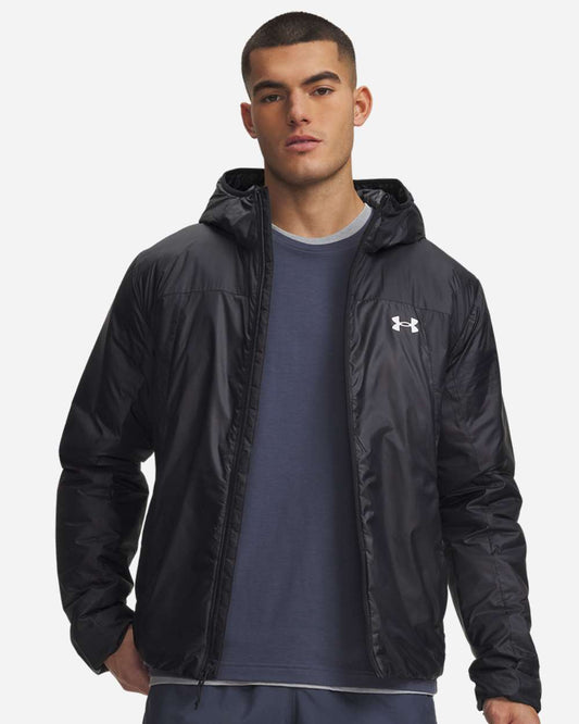 Under Armour Men's Venture Hybrid Jacket in Black/ White, style 6011591