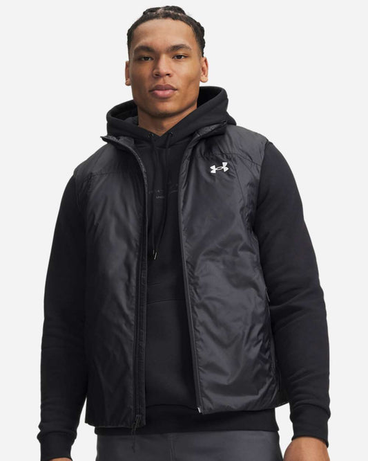 Under Armour Men's Venture Hybrid Vest in Black/ White, style 6011361