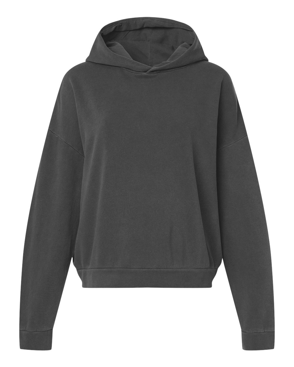 Independent Trading Co. PRM2600 Women's Wave Wash Sunday Hoodie in Pigment Black