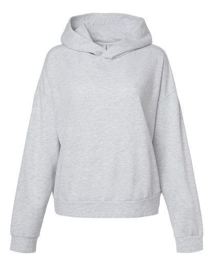 Independent Trading Co. PRM2600 Women's Wave Wash Sunday Hoodie in Ash Heather