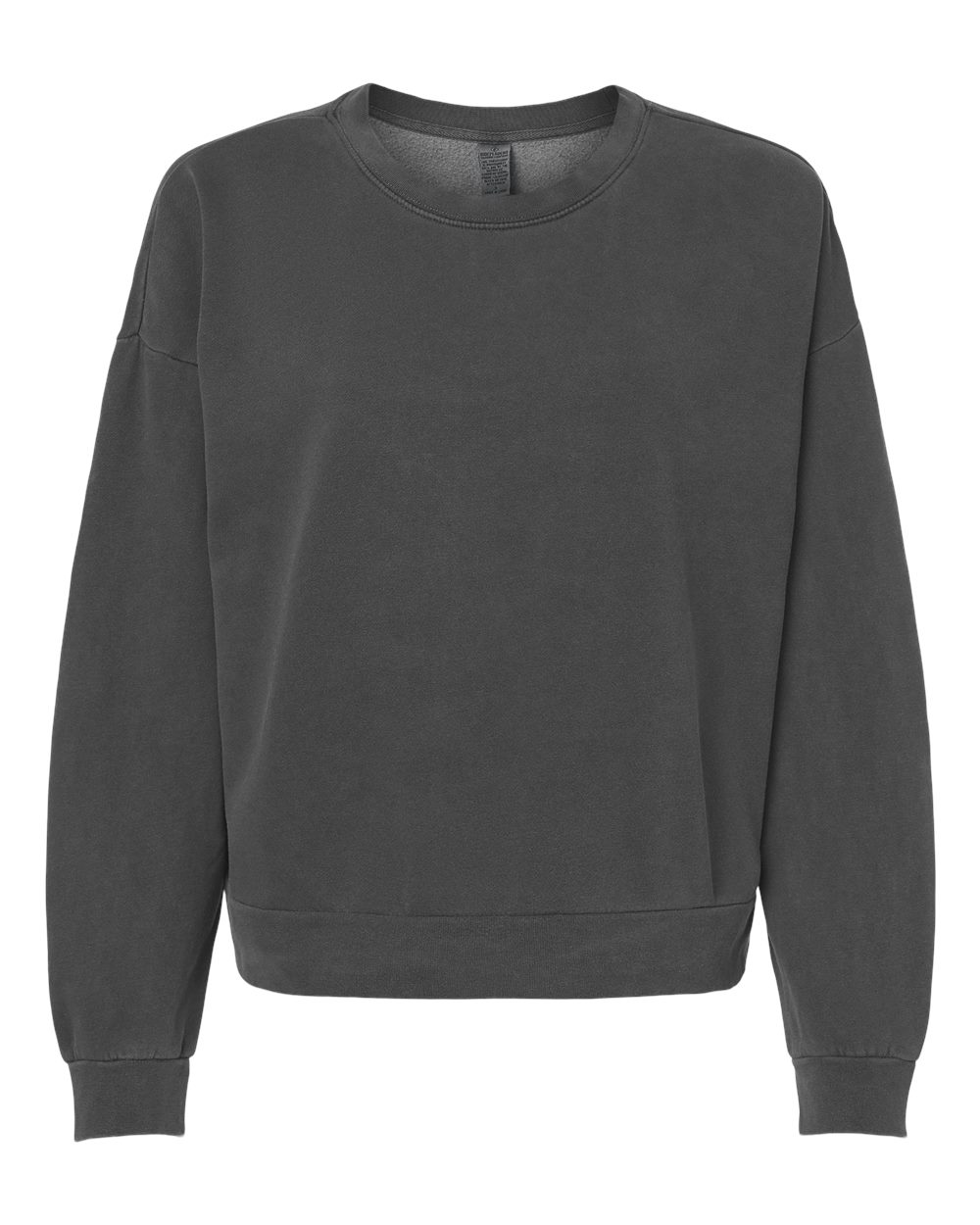 Independent Trading Co. PRM2700 Women's Wave Wash Sunday Crewneck in Pigment Black