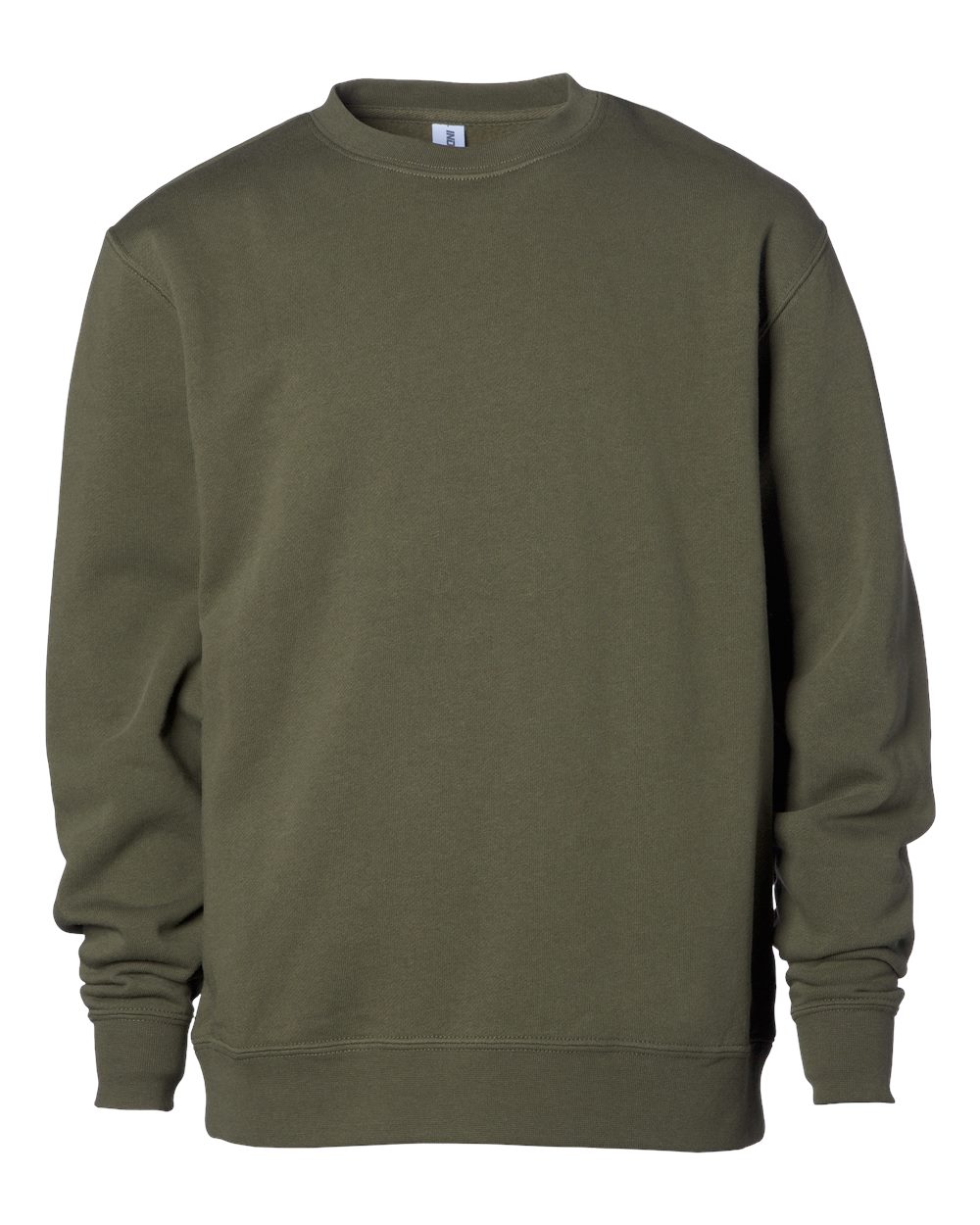 Independent Trading Co. SS3001Y Youth Midweight Crewneck in Army