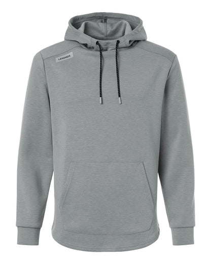 Legends Men's Hawthorne Tech Hooded Sweatshirt blank in Medium Grey Heather, style SWM00J007