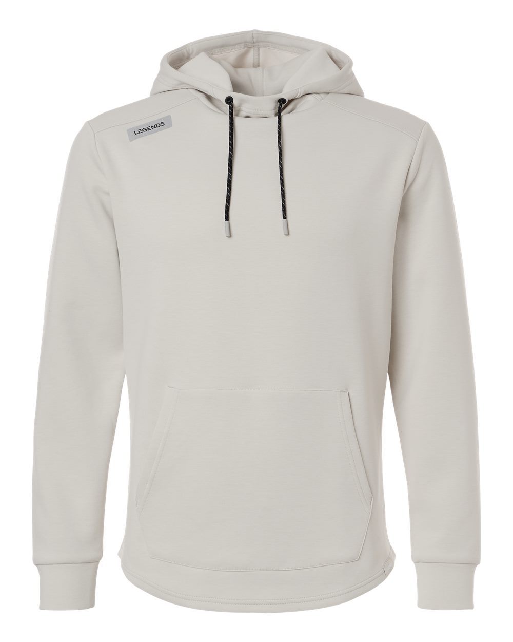 Legends Men's Hawthorne Tech Hooded Sweatshirt blank in Stone Heather, style SWM00J007