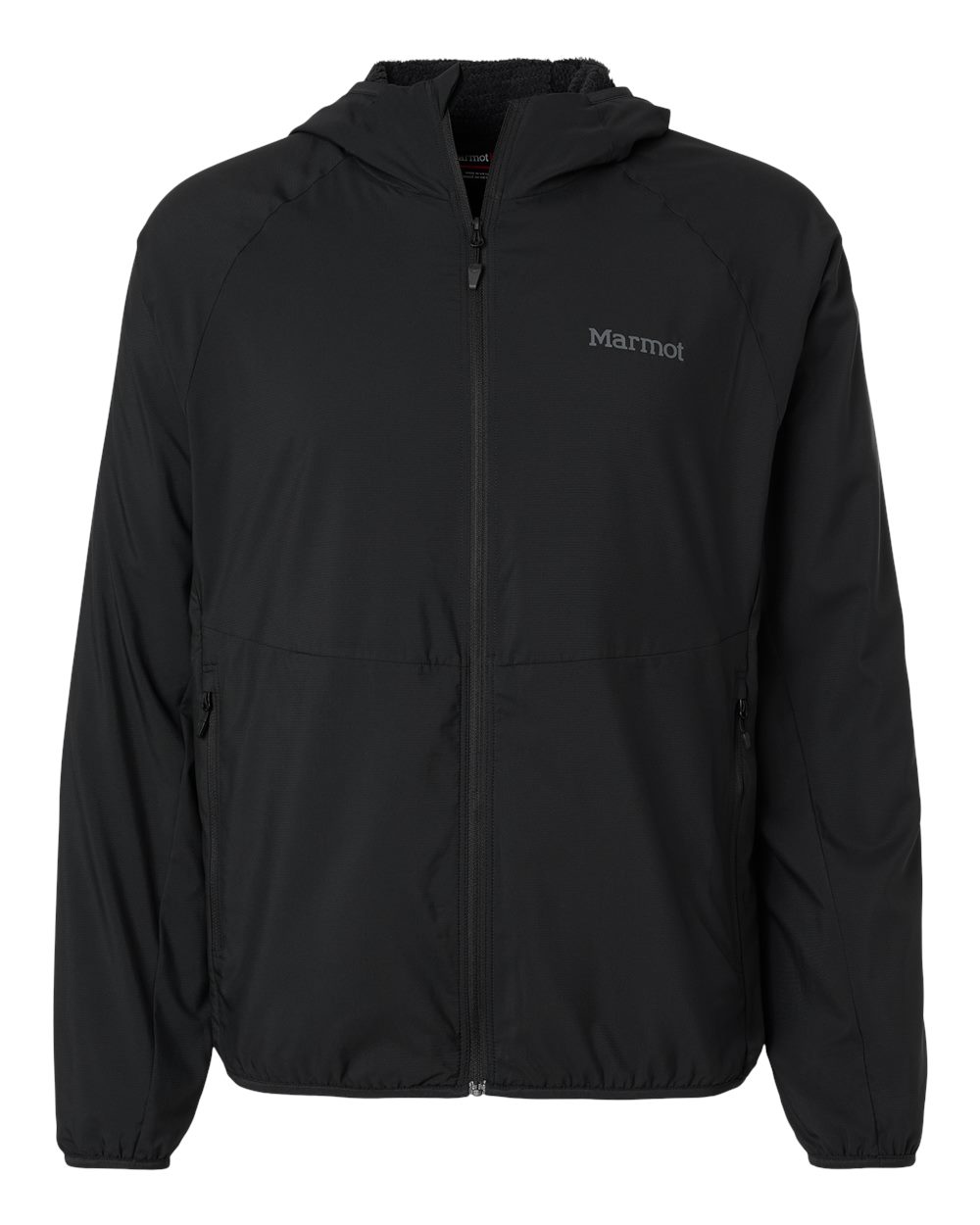 Marmot Men's Aerothermal Soft Shell Hooded Jacket blank in Black, style M16219