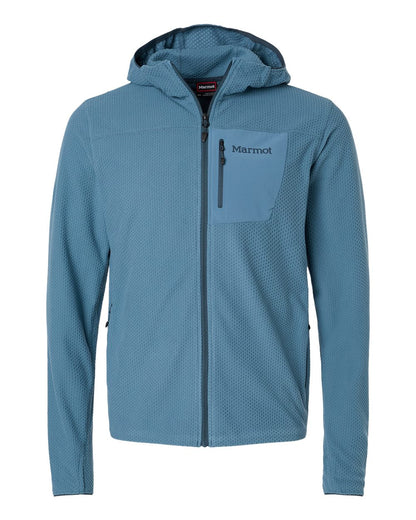 Marmot Men's Air Fleece Hooded Jacket in Summer Storm, style M16727