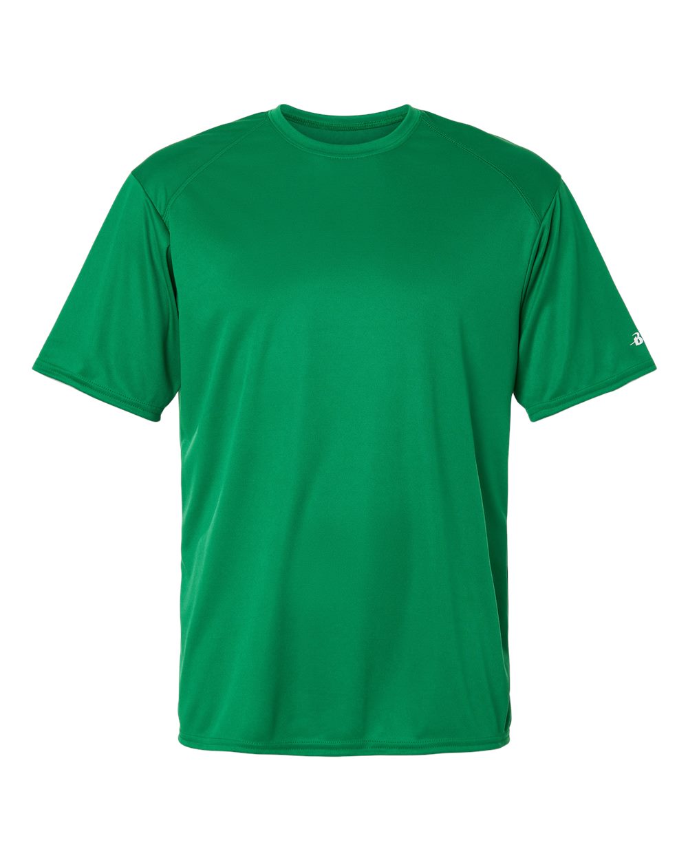 Badger 4120 B-Core Sport Shoulders Tee in Kelly