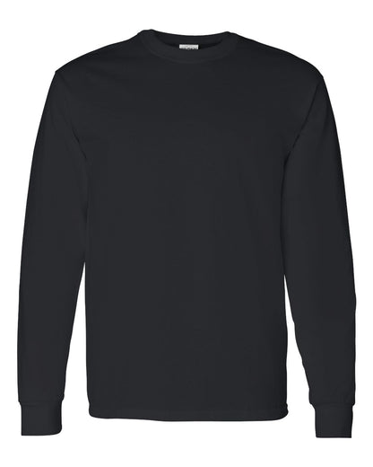 Gildan 5400 Heavy Cotton Long Sleeve T-Shirt in Black