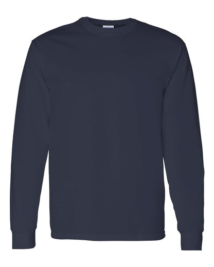Gildan 5400 Heavy Cotton Long Sleeve T-Shirt in Navy