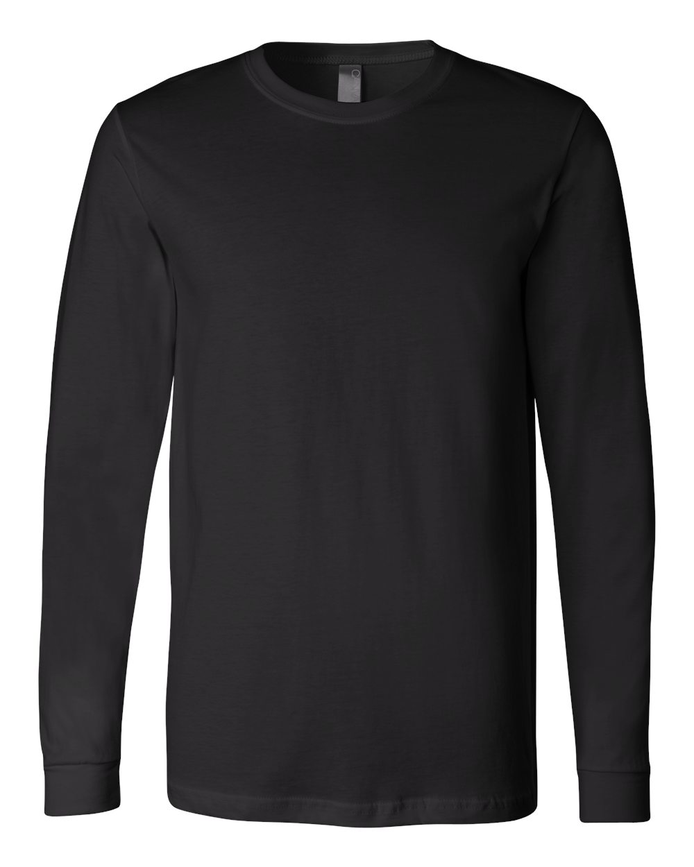 Bella+Canvas 3501 Unisex Jersey Long Sleeve Tee in Black