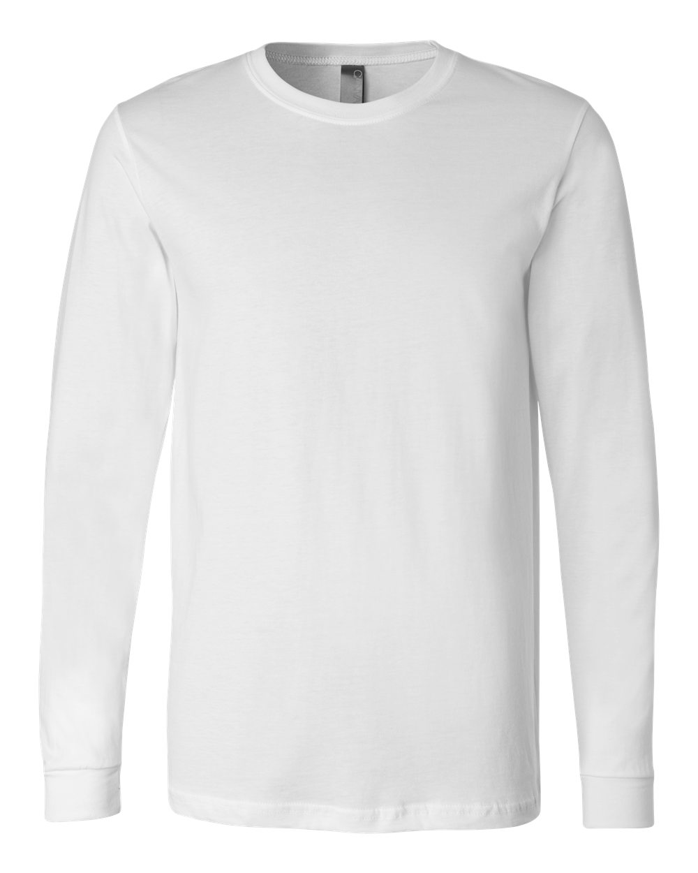 Bella+Canvas 3501 Unisex Jersey Long Sleeve Tee in White