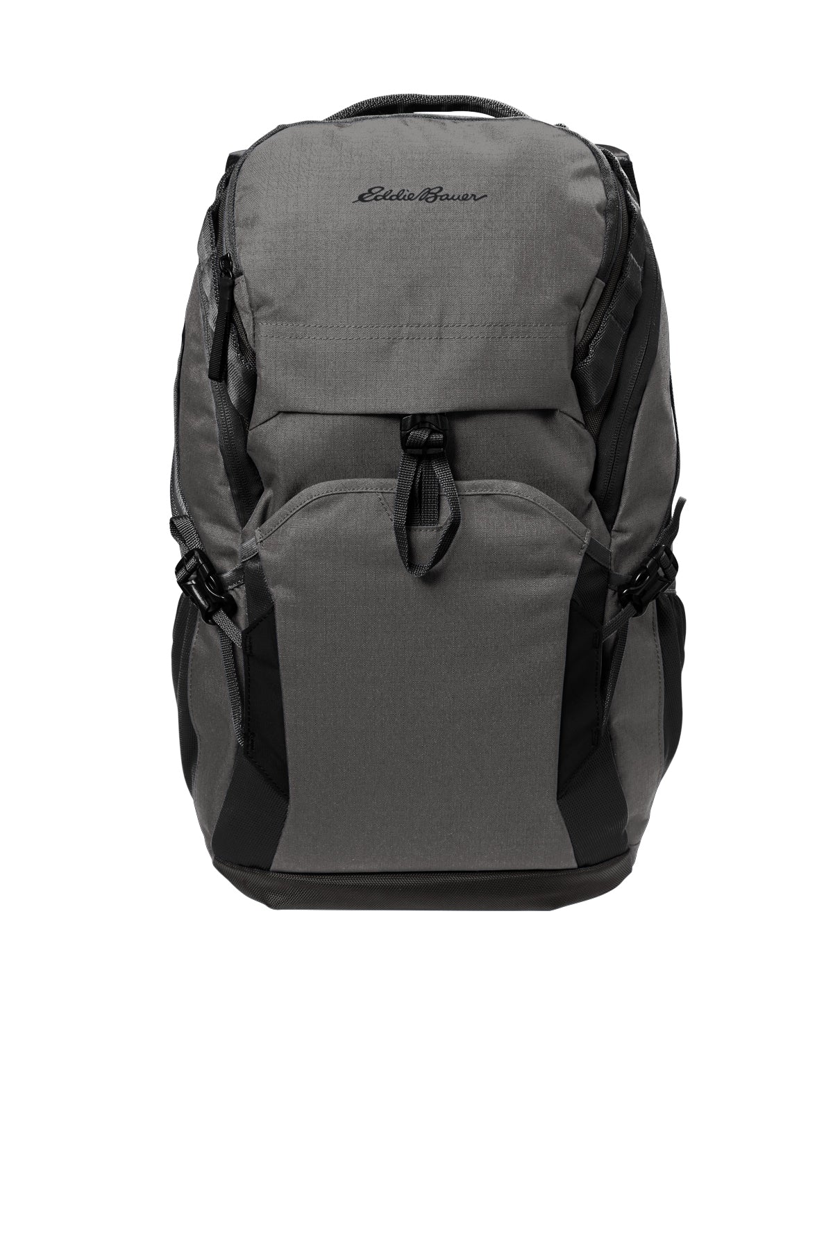 Eddie Bauer Tour Backpack in Grey Steel Heather/ Black, style EB915