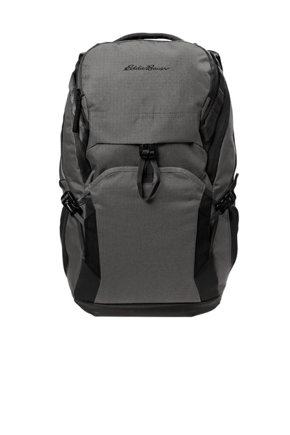 Eddie Bauer Tour Backpack in Grey Steel Heather/ Black, style EB915
