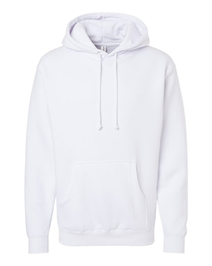 Independent Trading Co. IND4000 Heavyweight Hooded Sweatshirt in White