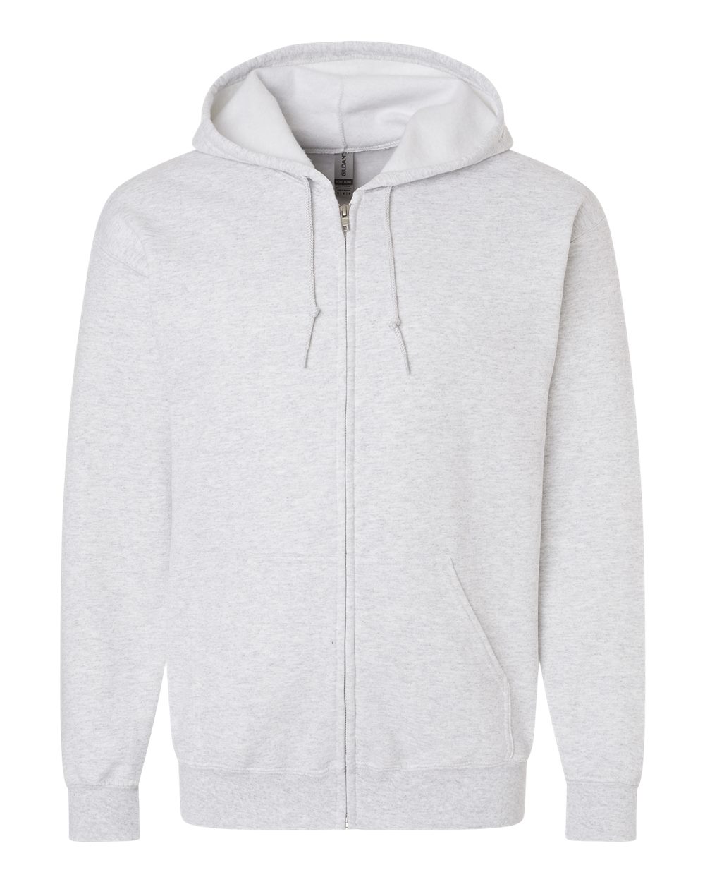Gildan 18600 Heavy Blend Full-Zip Hooded Sweatshirt in Ash