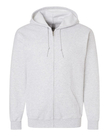 Gildan 18600 Heavy Blend Full-Zip Hooded Sweatshirt in Ash