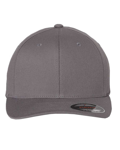 Flexfit 5001 V-Flexfit Cotton Twill Fitted Cap in Grey