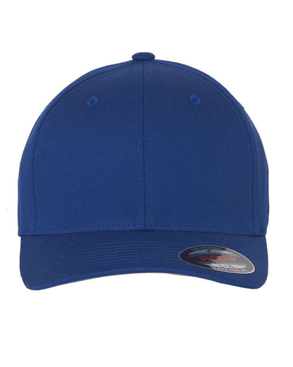 Flexfit 5001 V-Flexfit Cotton Twill Fitted Cap in Royal Blue