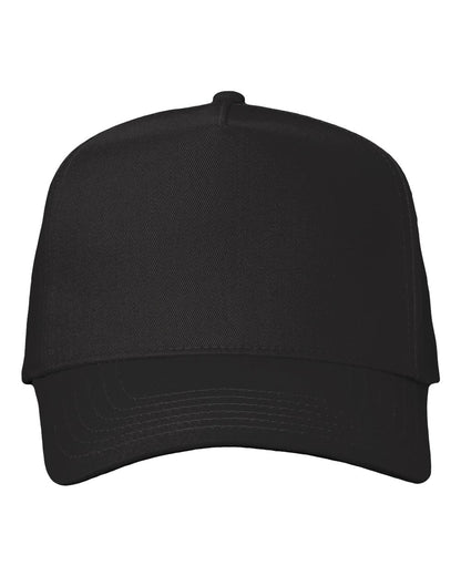Valucap Five-Panel Twill Cap blank in Black, style 8869