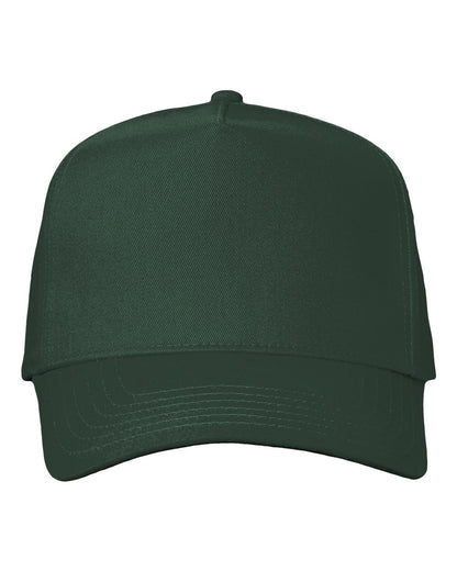 Valucap Five-Panel Twill Cap blank in Forest, style 8869
