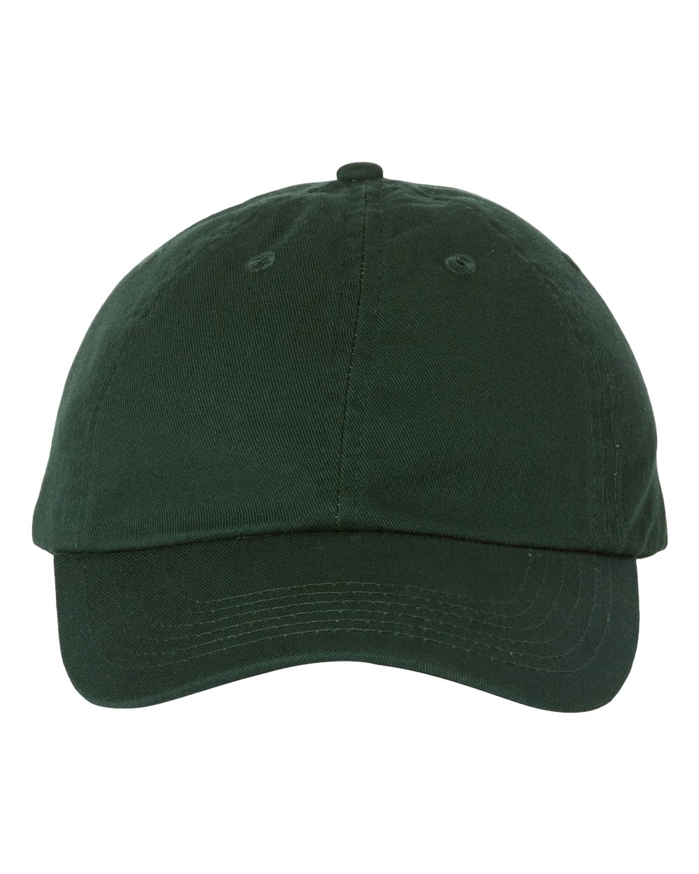Valucap VC300A Bio-Washed Classic Dad Hat in Forest Green